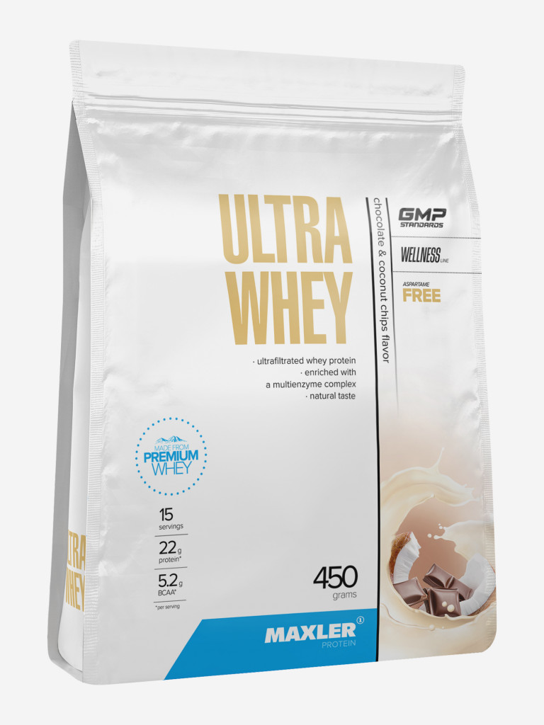 Протеин сывороточный Maxler Ultra Whey 450 гр. - Шоколад с кокосовой стружкой