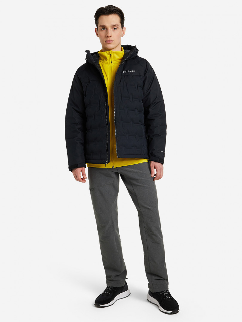 фото Пуховик мужской columbia grand trek ii down hooded jacket, черный