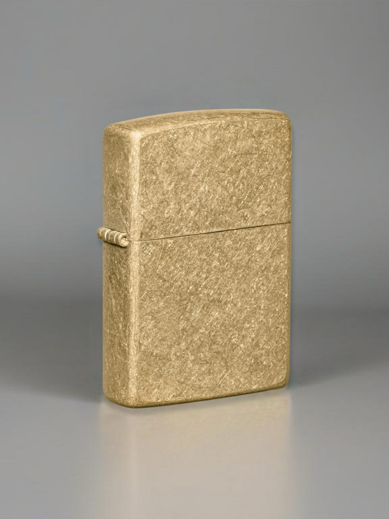 Зажигалка бензиновая ZIPPO 49477 Classic Tumbled Brass