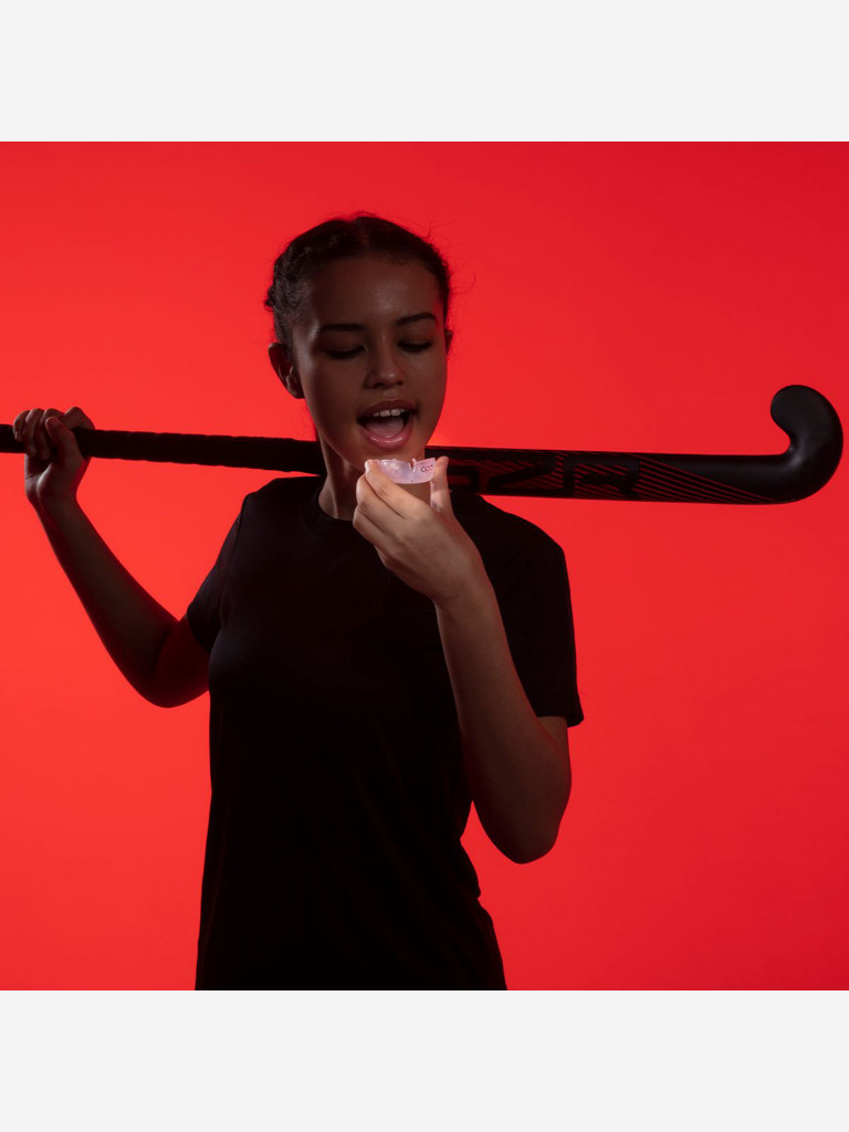 Детская боксерская капа, спортивная для защиты зубов OPRO Self-Fit Silver - Clear