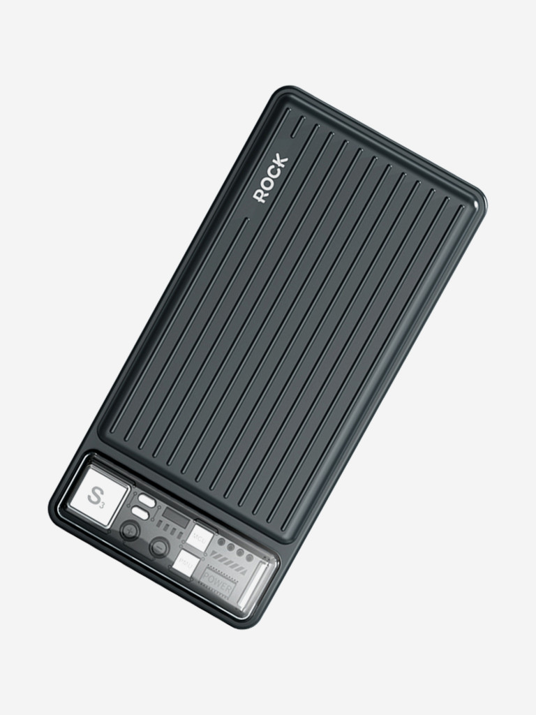 Внешний аккумулятор ROCK P91 PD20W Travel Series Power Bank 10000mAh темно-серый