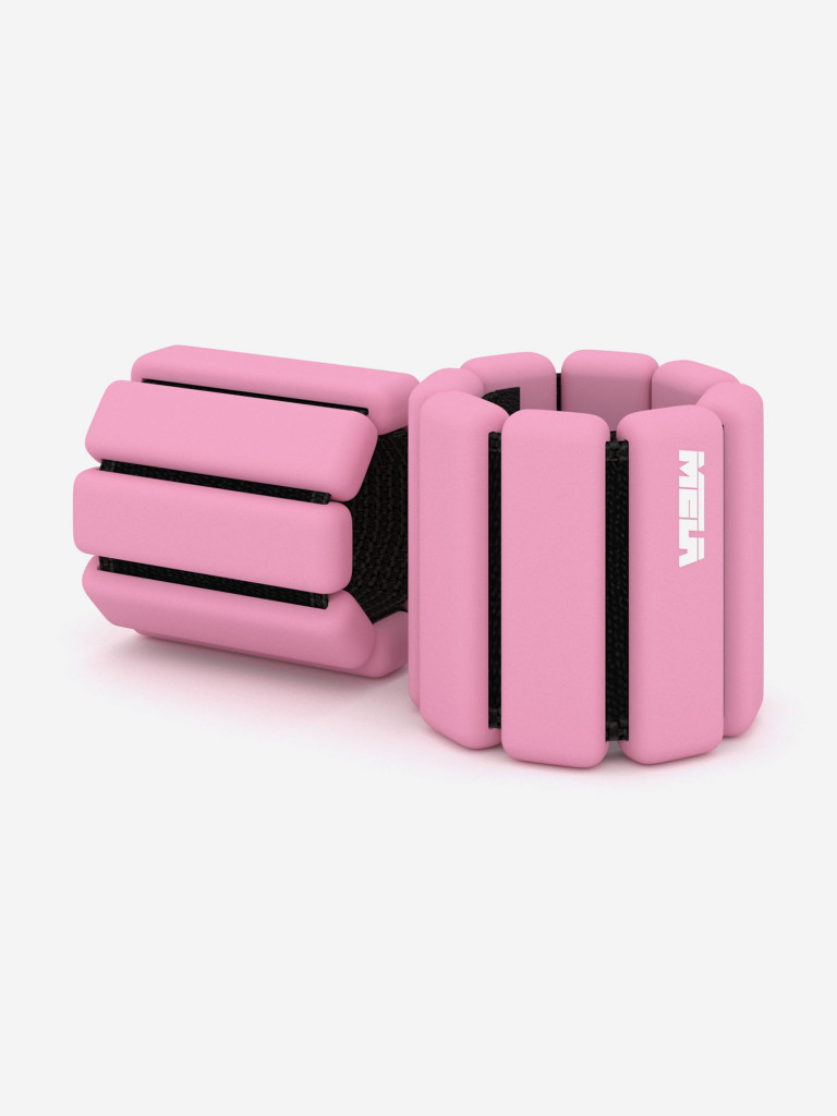 Утяжелители розовые, 1 кг, 2шт, MELA