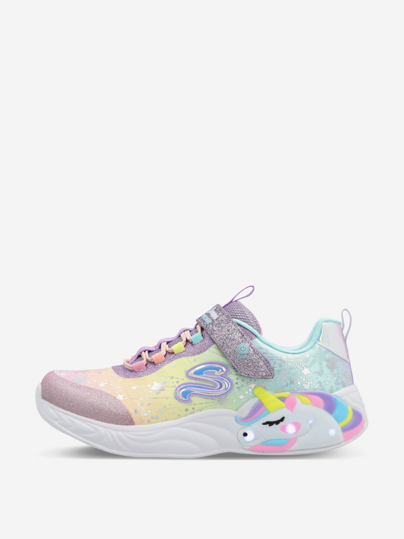 фото Кроссовки для девочек skechers unicorn dreams, мультицвет