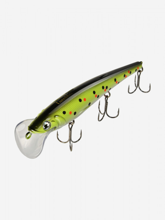 Воблер для троллинга (судак, щука, лосось) LureMax STINKA 130FDR-123 17 г., заглубление от 2,3-2,8м.