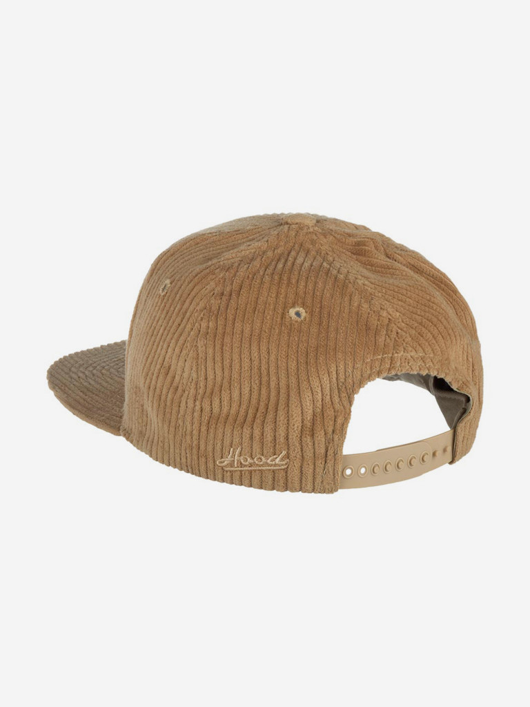 Бейсболка с прямым козырьком HOOD 103-SWC001-CA008-MC Malibu Cord II (коричневый)
