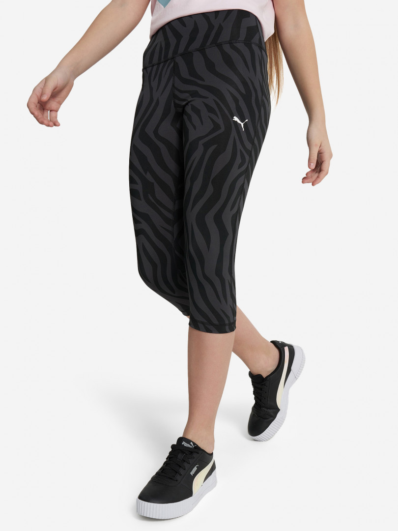 Бриджи для девочек PUMA Train Favorite Черный 2219₽