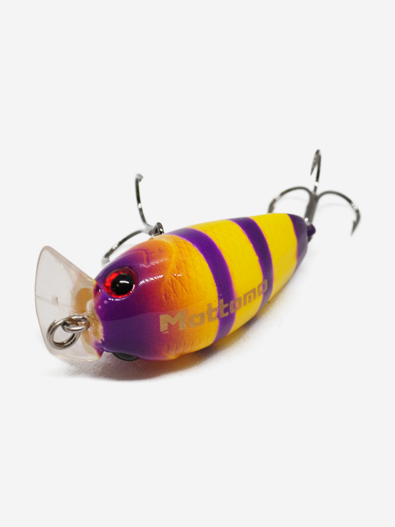 Воблер Mottomo Chubber SSR 35F 3,5g Yellow Violet