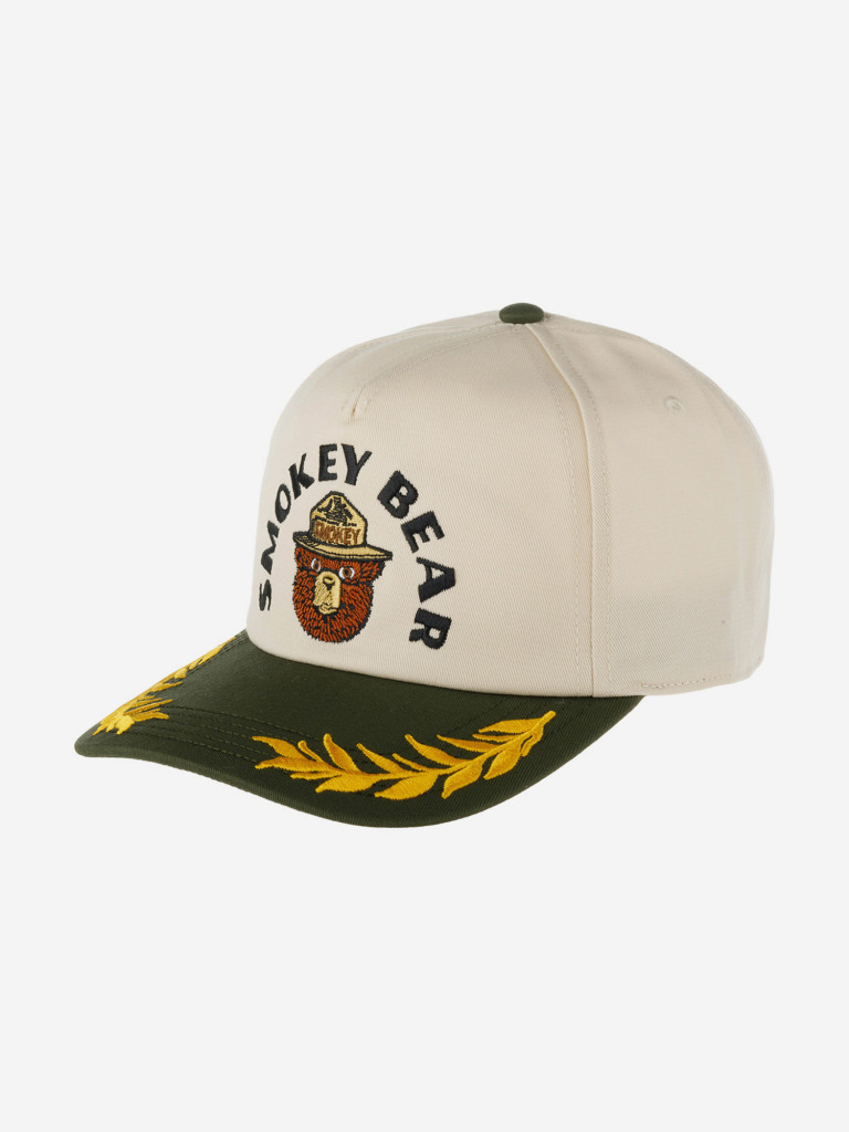 Бейсболка AMERICAN NEEDLE 24002A-SBEAR Smokey Bear Club Captain (оливковый)
