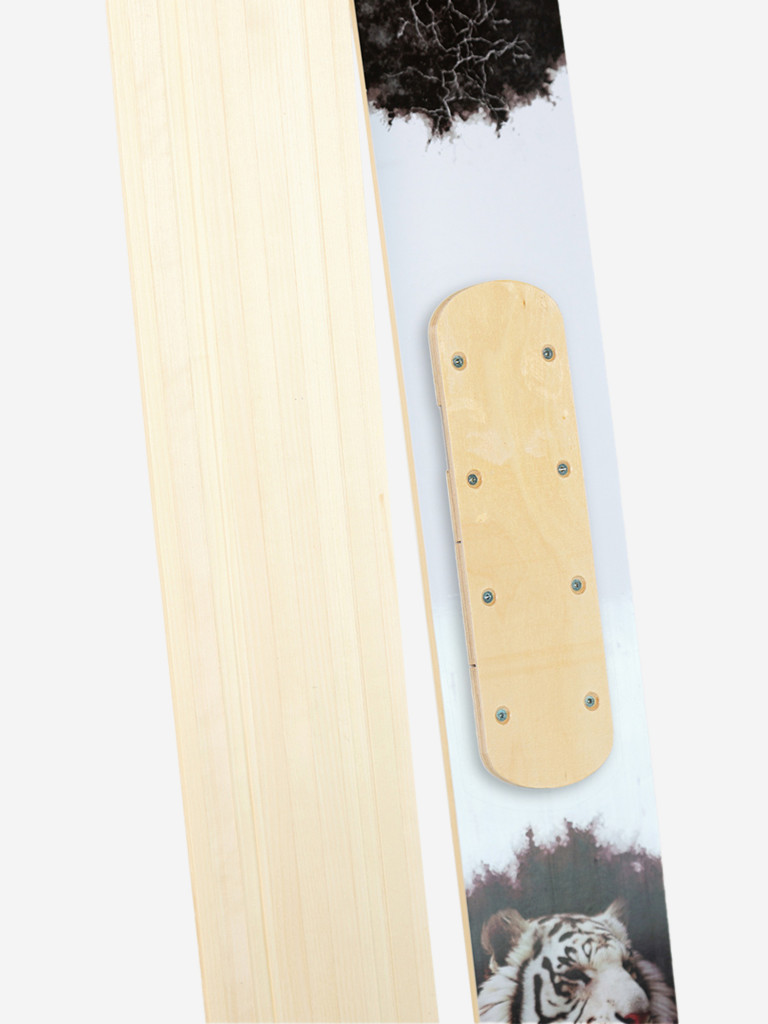 Охотничьи лыжи Маяк ТАЙГА 185х15 см, дерево + накладки, дерево