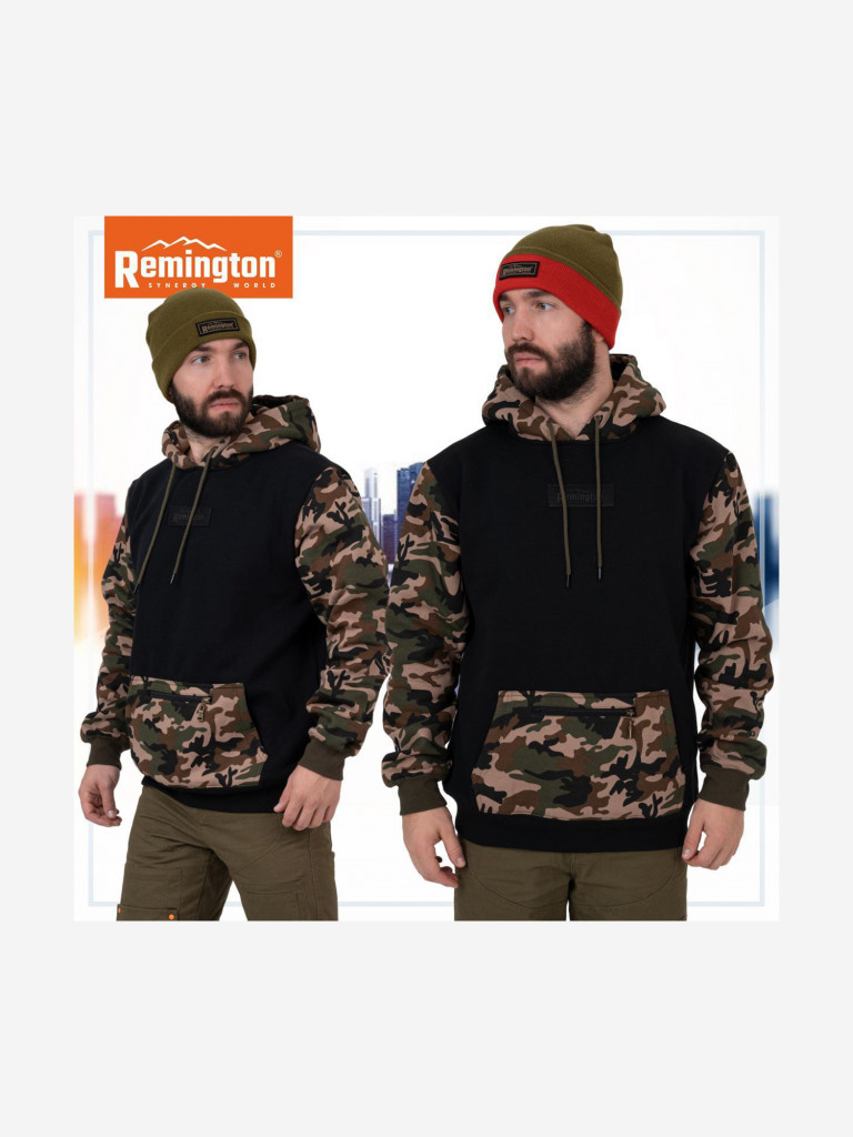 Шапка Remington двусторонняя Тight knit brown