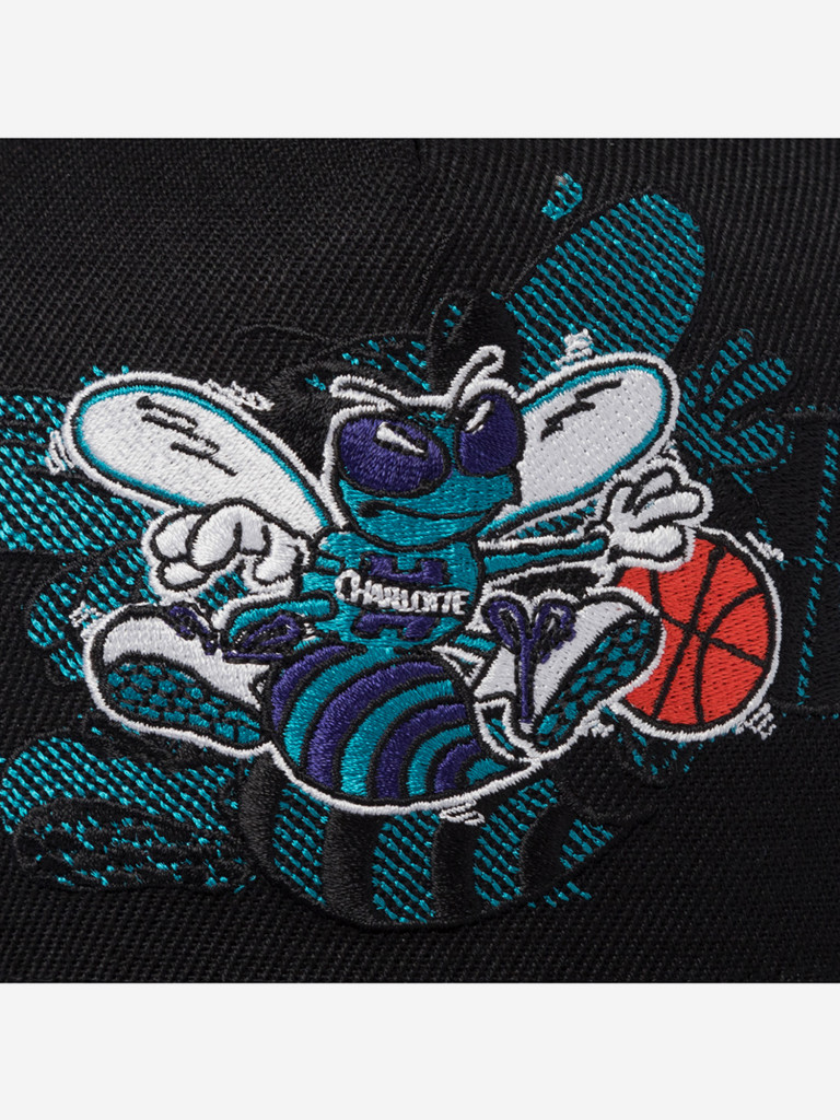 Бейсболка MITCHELL NESS HP12161-CHOBLCK Charlotte Hornets NBA