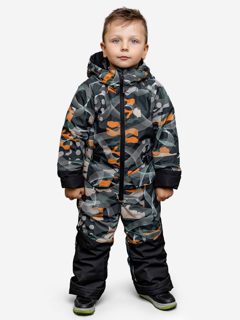 Комбинезон для мальчика batik Бэрри милитари черный