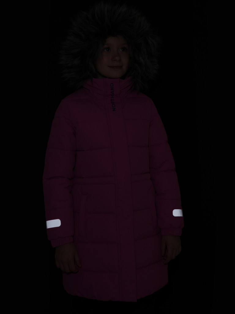 Пальто утепленное для девочек Northland