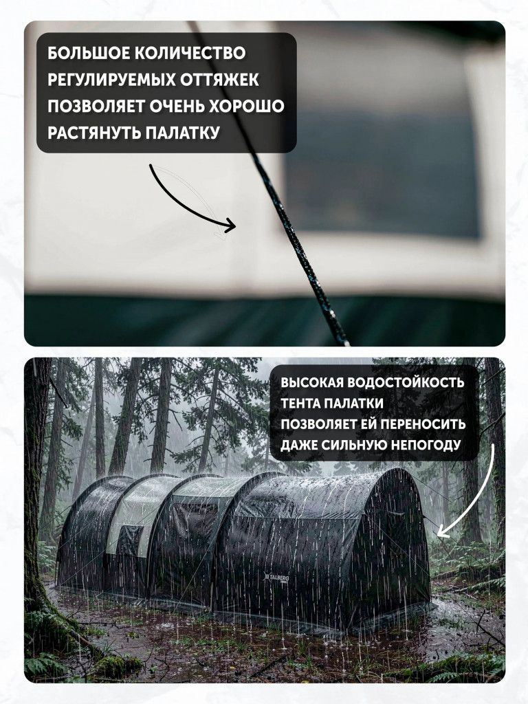 Палатка Talberg TONNEL 7, кемпинговая