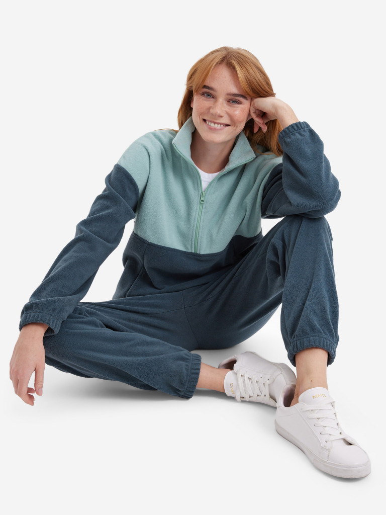 Джемпер женский oversize PointHit на молнии с карманами