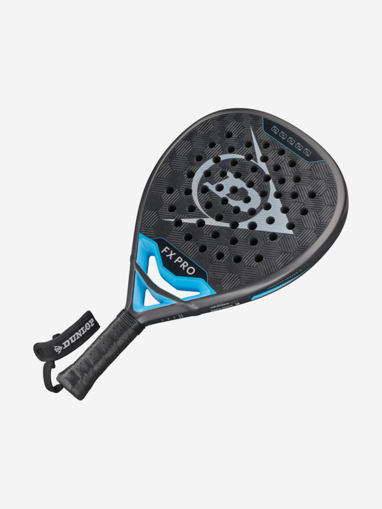 Ракетка для падел-тенниса Dunlop FX Pro Gun Metal Cyan Metallic
