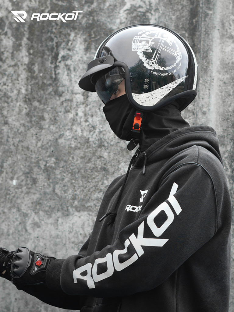 Шлем открытый с козырьком ROCKOT RM-391