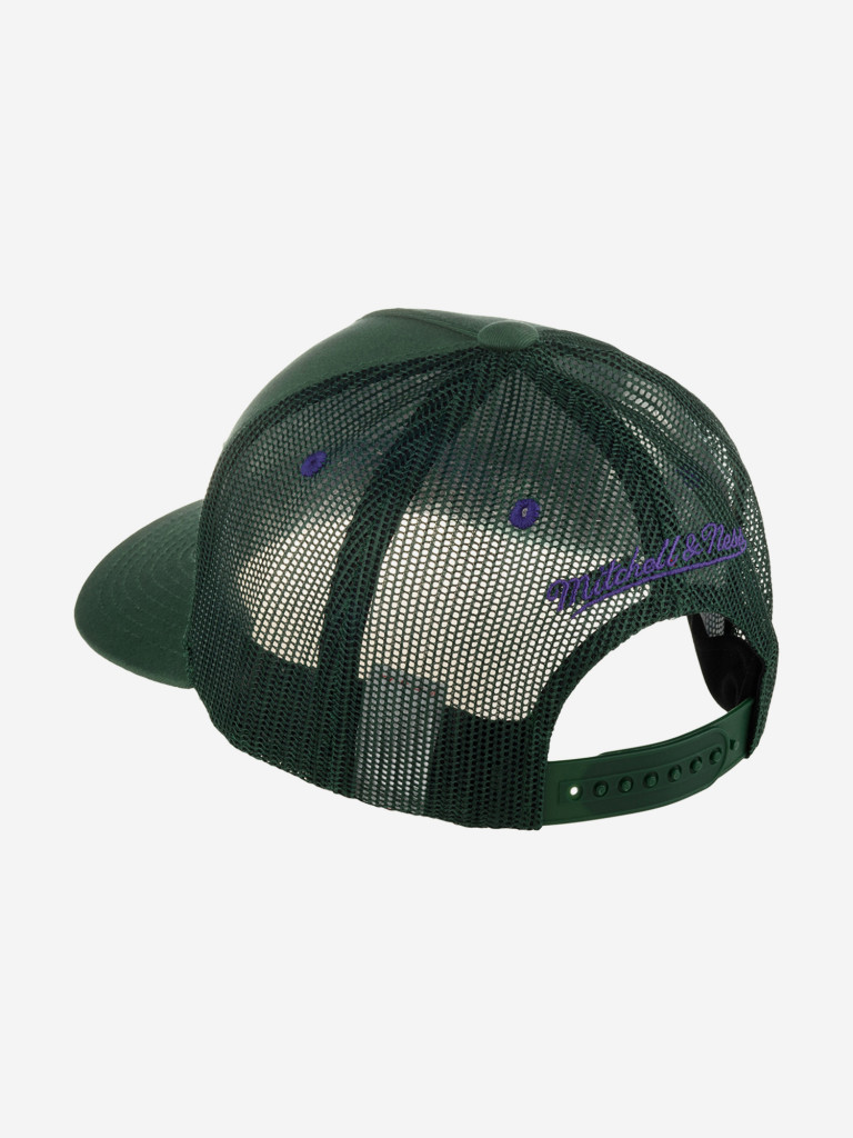 Бейсболка с сеточкой MITCHELL NESS HHSS5461-MBUYYPPPGREN Milwaukee Bucks NBA