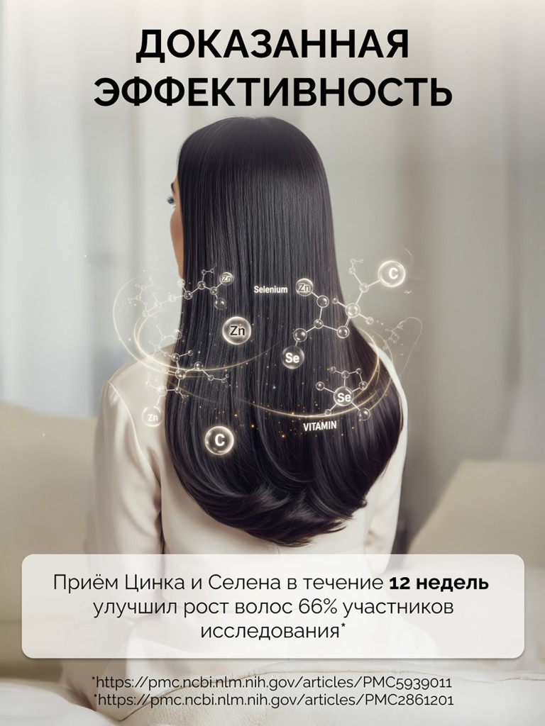 Цинк с селеном и витамином С MedCraft, 60 капс.