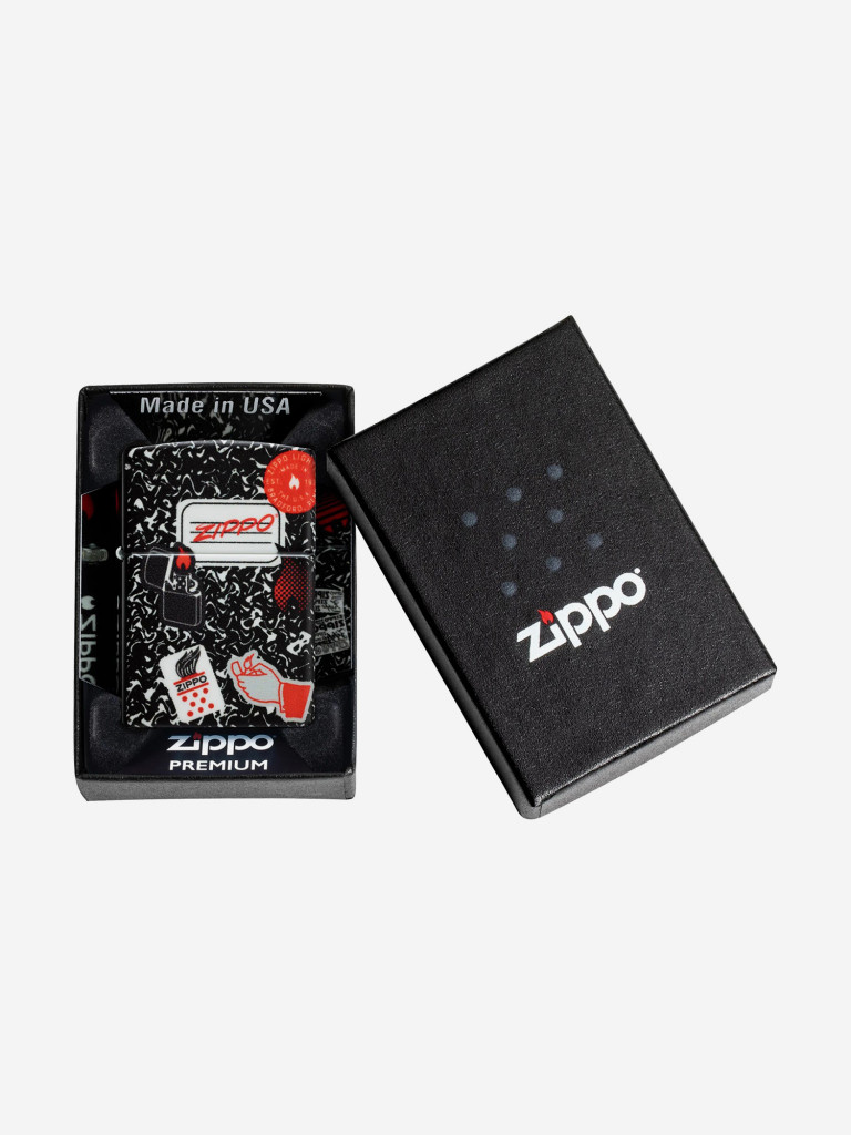 Зажигалка бензиновая ветроустойчивая Zippo Notebook Design 540 Matte