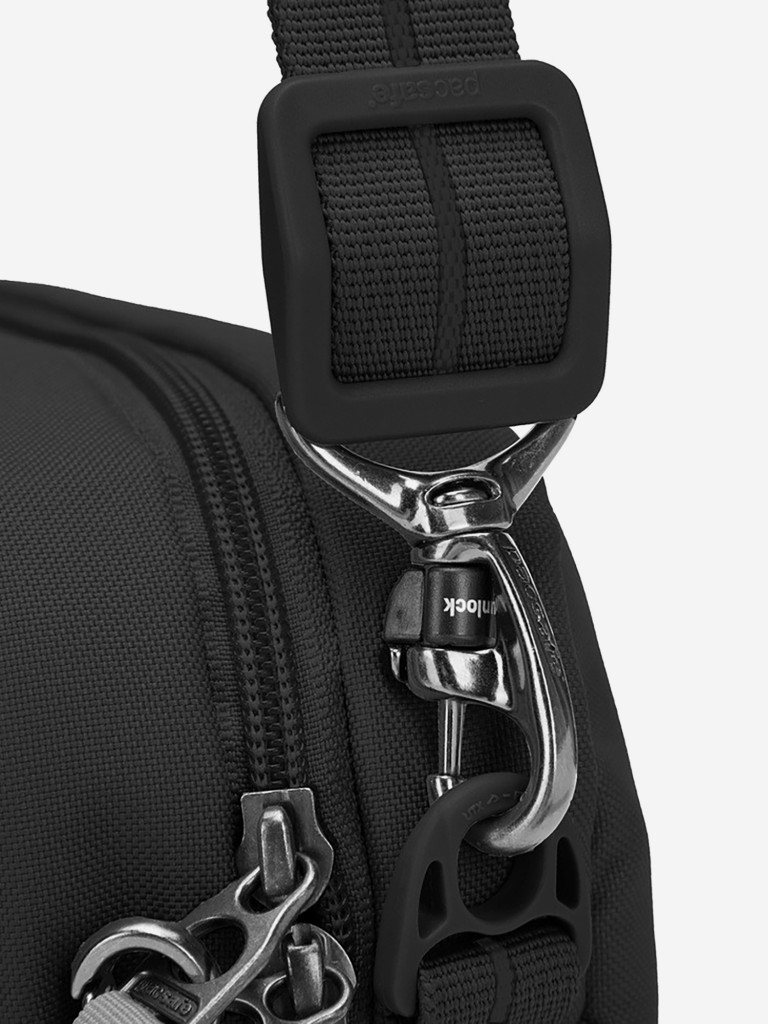 Сумка антивор Pacsafe GO Crossbody, Jet Black, 2.5 л.
