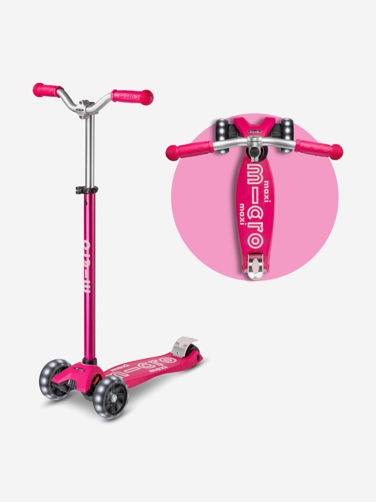 Самокат детский Micro Maxi Deluxe Pro LED