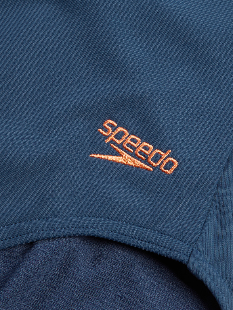 фото Купальник женский speedo textd belted deep, синий