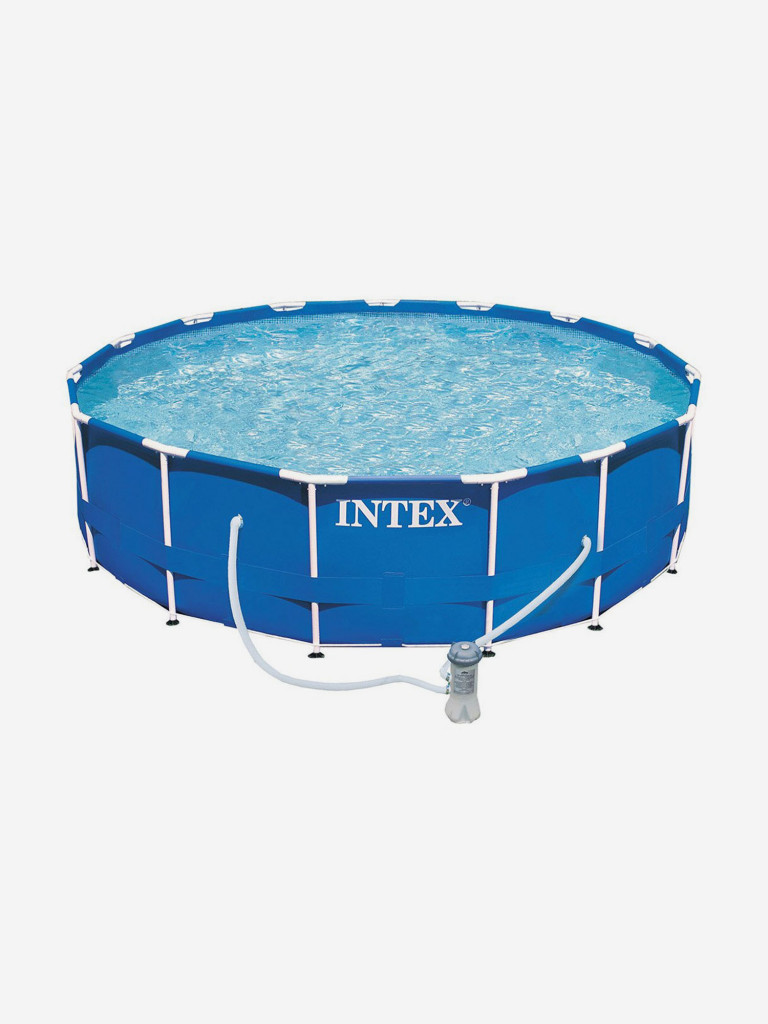 Бассейн каркасный Intex 305х76 см, Metal Frame, 28202NP, насос, 4485 литров, слив
