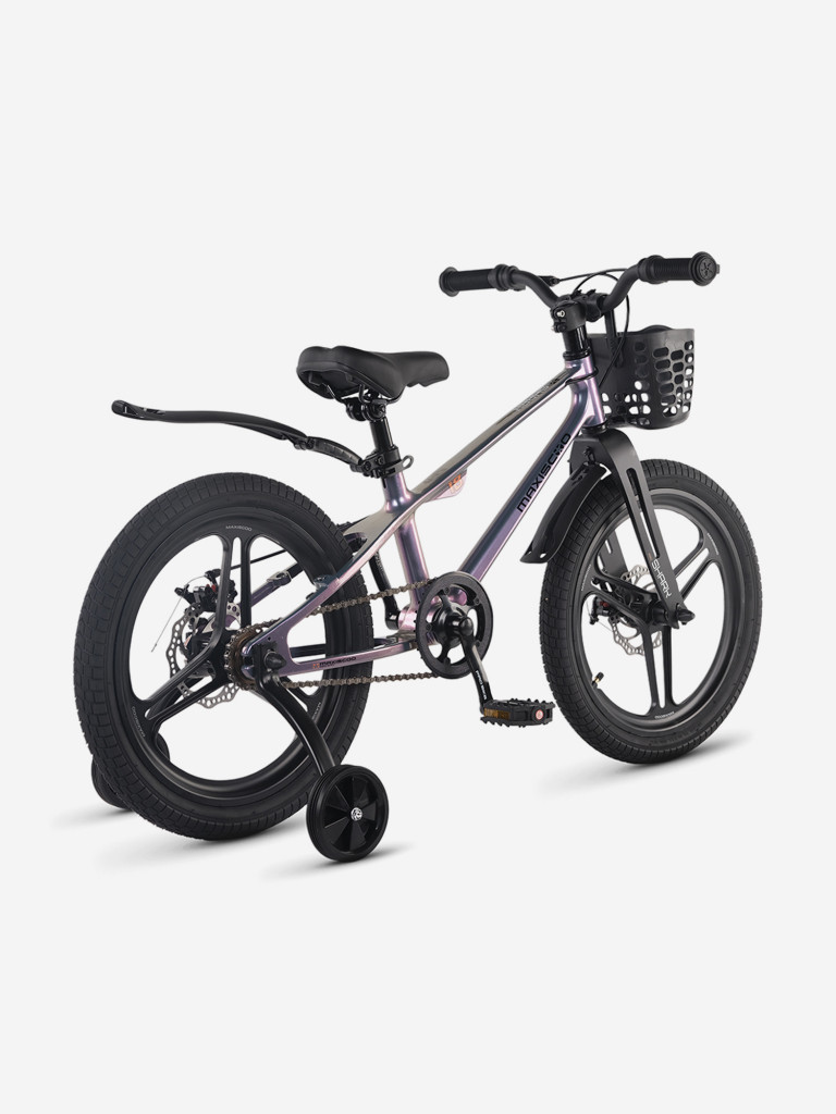 Велосипед Детский Maxiscoo Shark pro 18'' Хамелеон (2026)