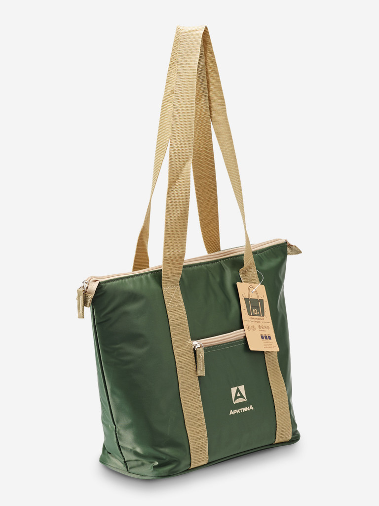 Сумка-холодильник, классическая, тм "Арктика", 10 л, арт.3100-10, болотная