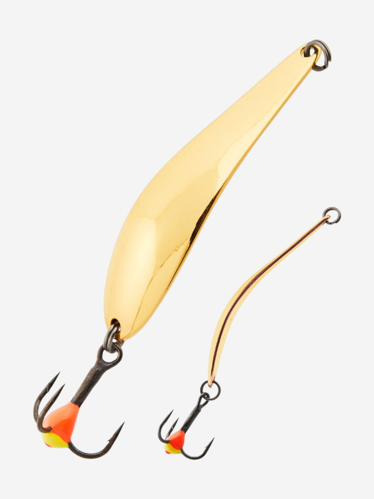 Блесна вертикальная зимняя Lucky John X-BLADE с тройником, вес 3,9 г