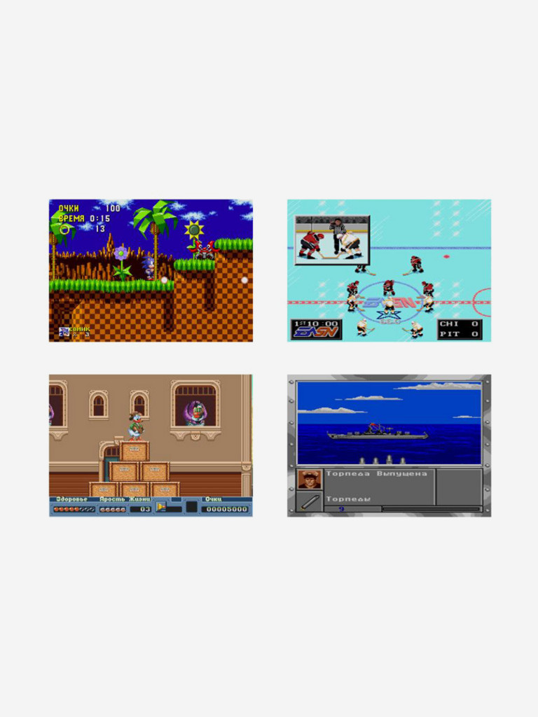 Картридж игровой DVTech 32 игр (на русском) 16bit