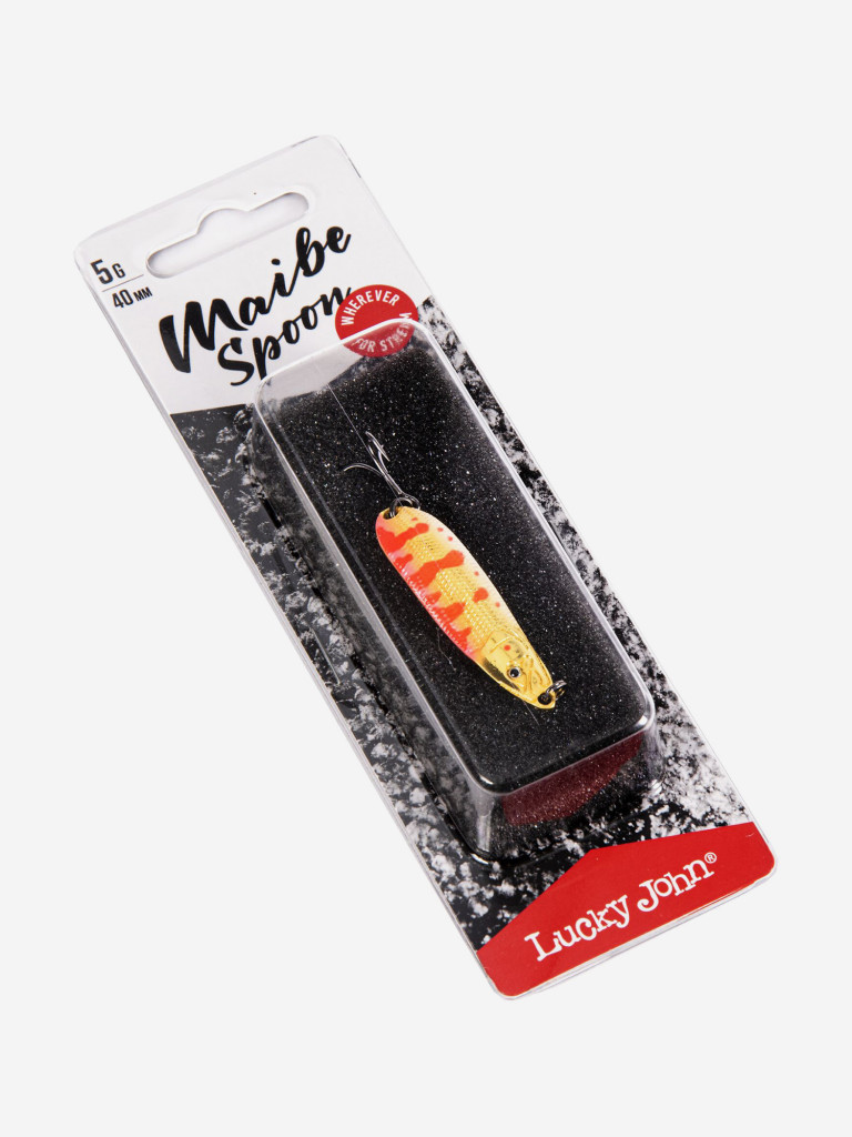 Блесна колеблющаяся Lucky John MAIBE SPOON, длина 40мм, вес 005.0г