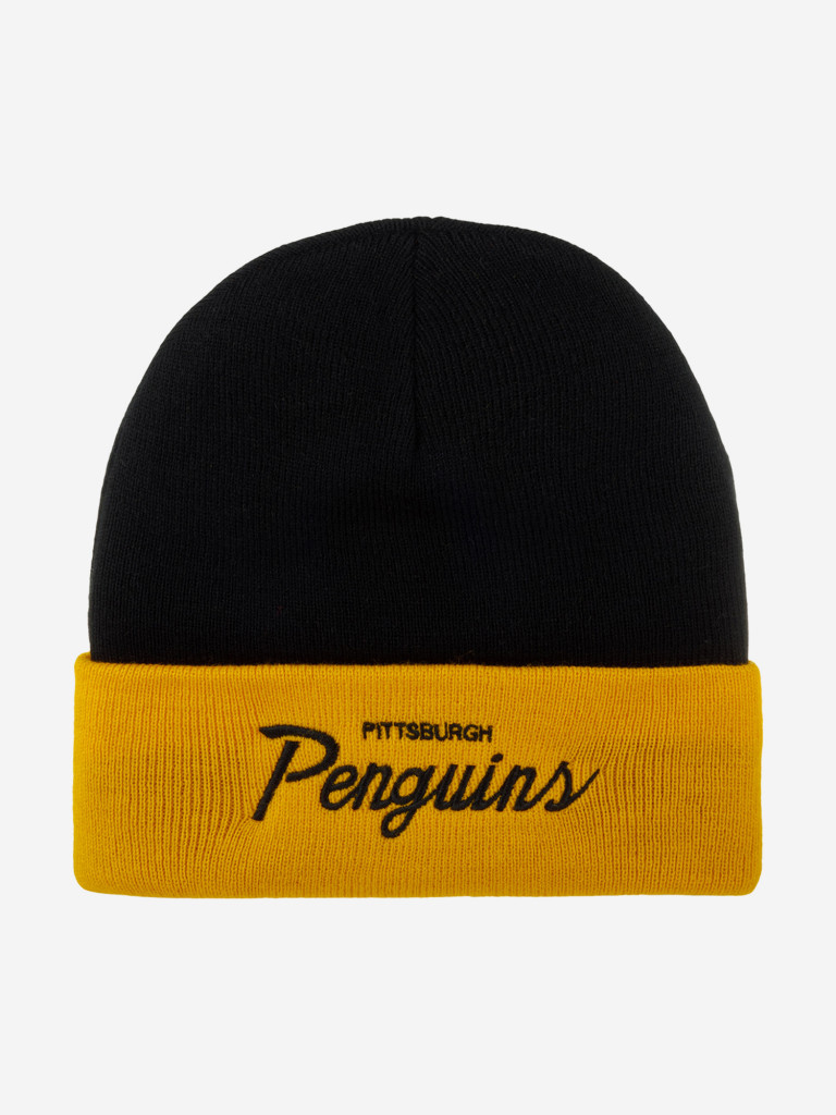 Шапка с отворотом MITCHELL NESS MN-NHL-EU174-PITPEN-BLK Pittsburgh Penguins  NHL (черный)