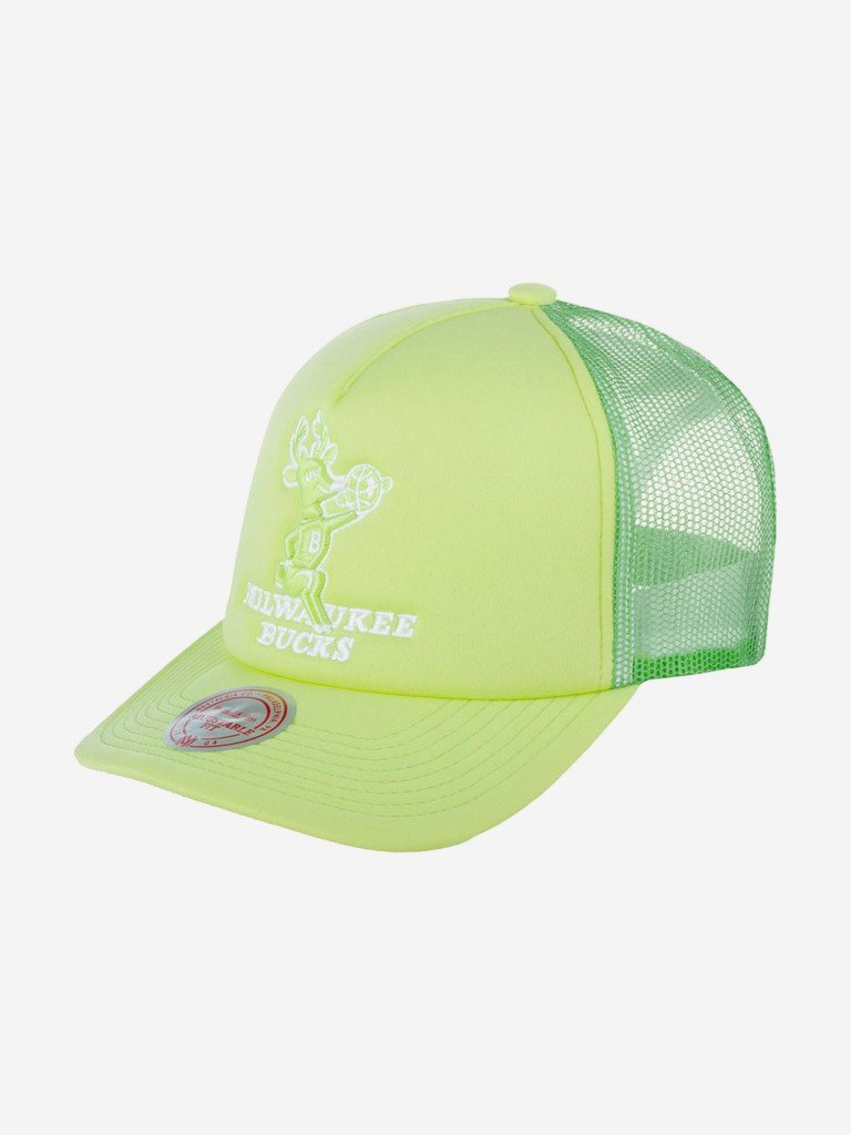 Бейсболка с сеточкой MITCHELL NESS 5HSSLD21130-MBUGREN Milwaukee Bucks NBA (зеленый)