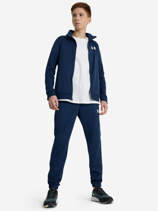 Костюм для мальчиков Under Armour арт. 1363290 темно-синий цвет — купить за 5999 руб., отзывы в интернет-магазине Спортмастер