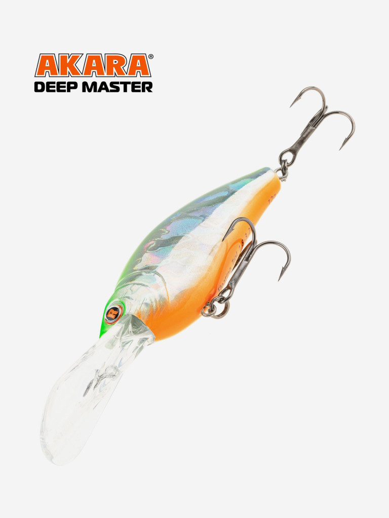 Воблер Akara Deep Master 60F кренк плавающий для троллинга на щуку, судака, окуня 12гр A122