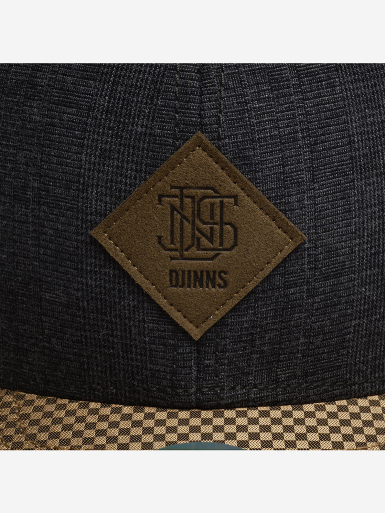 Бейсболка с прямым козырьком DJINNS 6P SB Glencheck