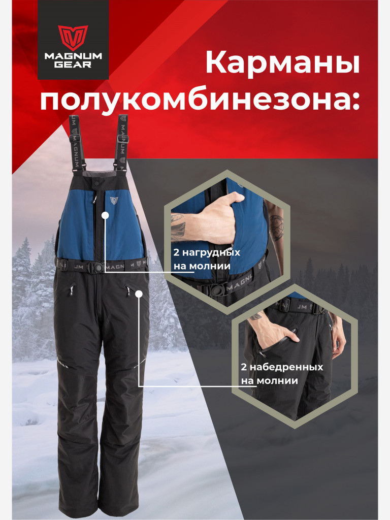 Костюм для рыбалки MAGNUM GEAR RUBICON -15° С синий
