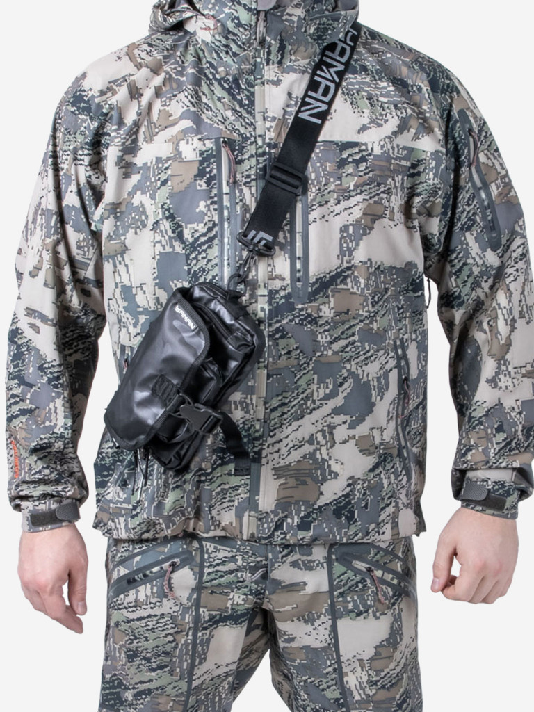 Сумка рыболовная Yaman Street Fishing MultiLock S-Pouch, 13,5х22х8 см, цвет серый камуфляж.