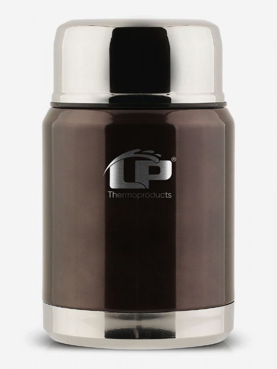 Термос для еды LP Thermoproducts Daily 0.5 л, с ложкой, коричневый