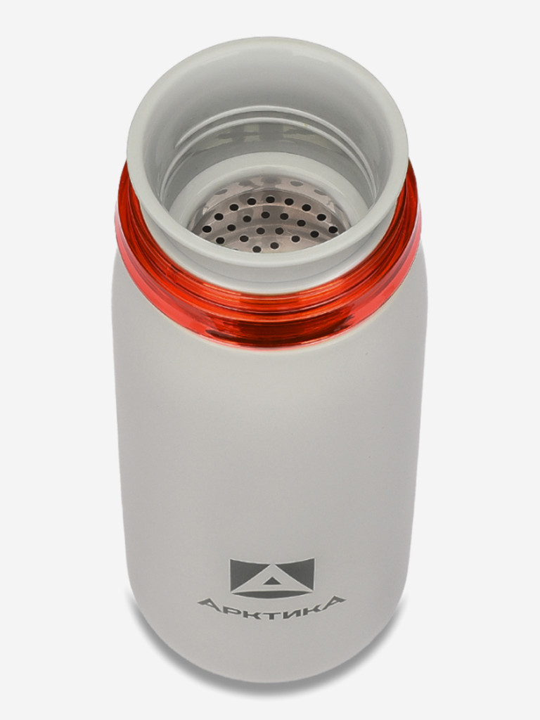 Термокружка Арктика 715 с ситечком 320 мл, белая