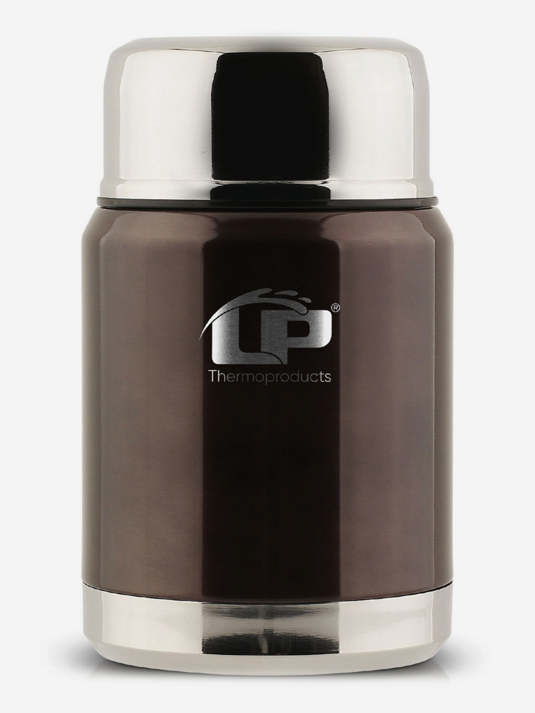 Термос для еды LP Thermoproducts Daily 0.5 л, с ложкой, коричневый
