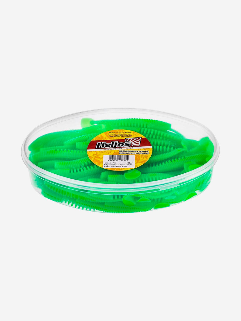 Мягкая приманка Helios Varuna, 4,33'' / 11 см, Electric green, 100 шт (HS-35-007-N)