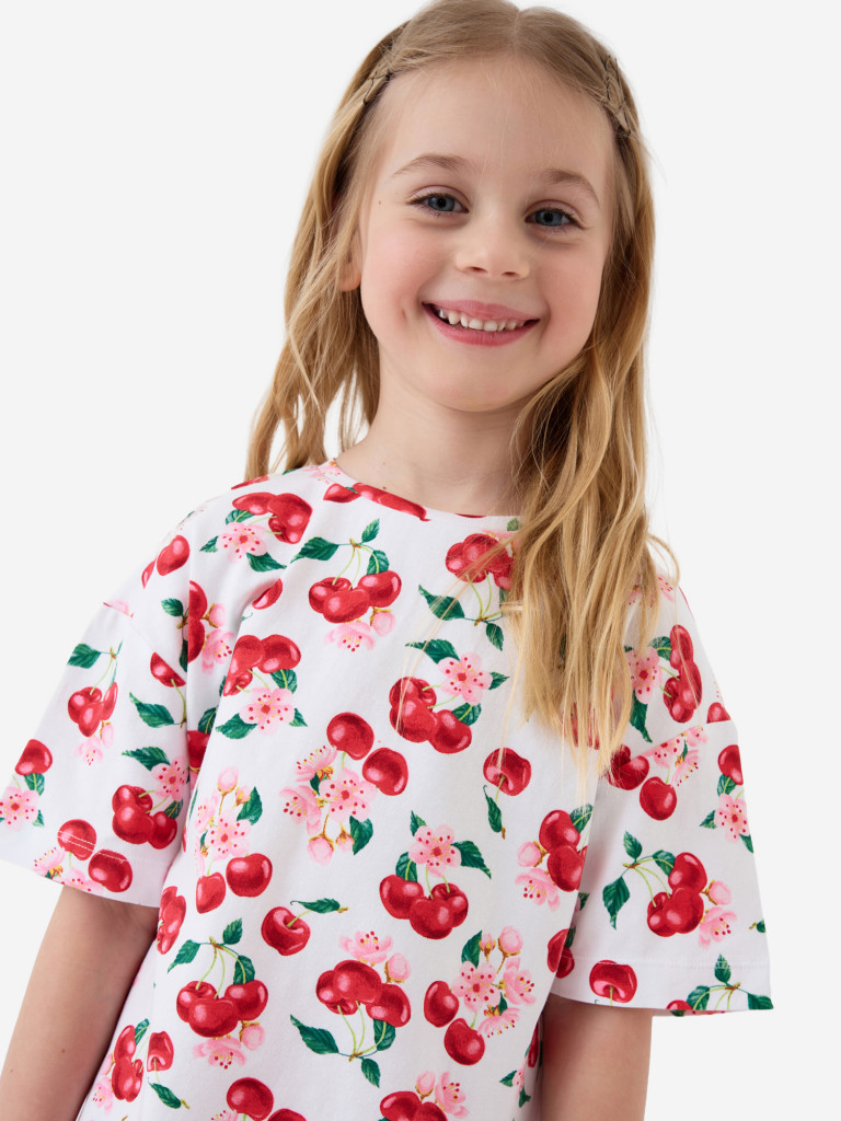 Комплект для девочек: легинсы укороченные, футболка PlayToday