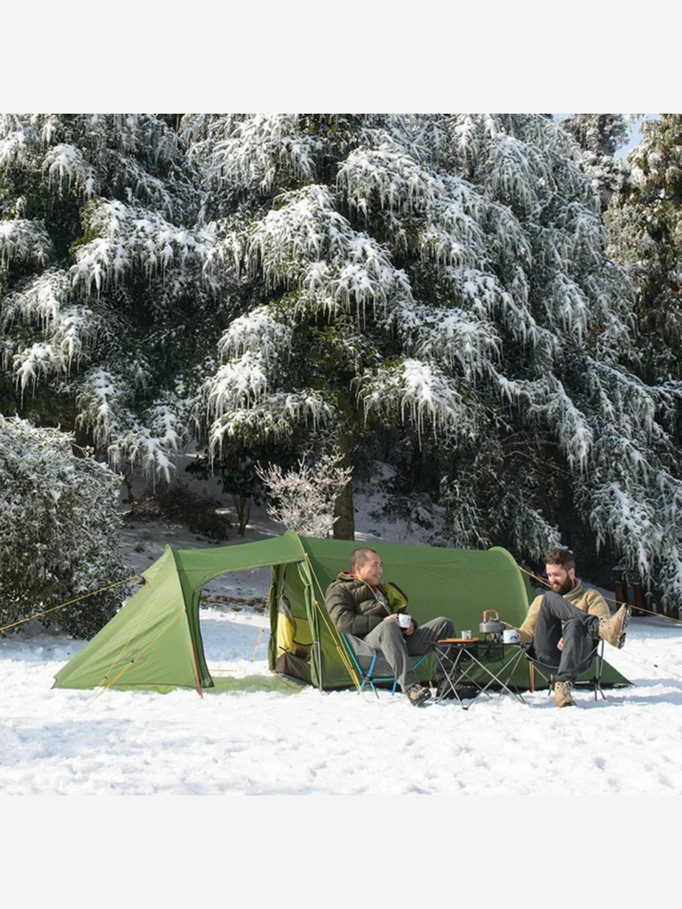 Палатка 3-местная Naturehike Opalus 3, нейлон 20 D, футпринт, зеленая