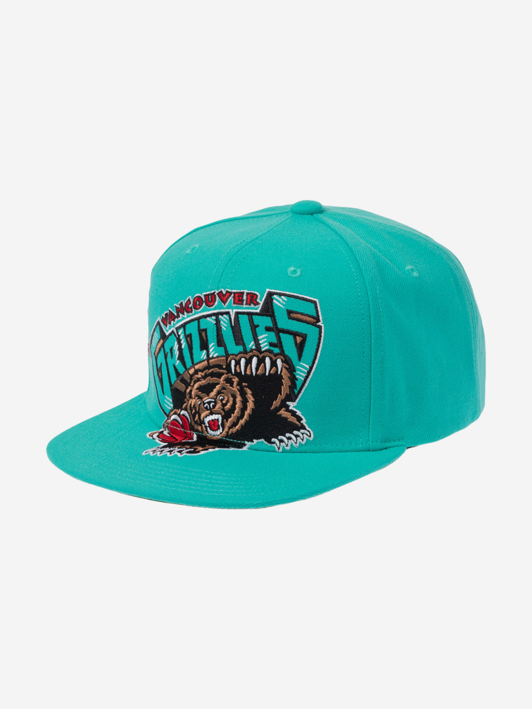 Бейсболка с прямым козырьком MITCHELL NESS HS10046-VGRTEAL Vancouver Grizzlies NBA (голубой)