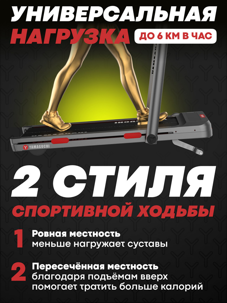 Беговая дорожка Yamaguchi Home RACE Incline