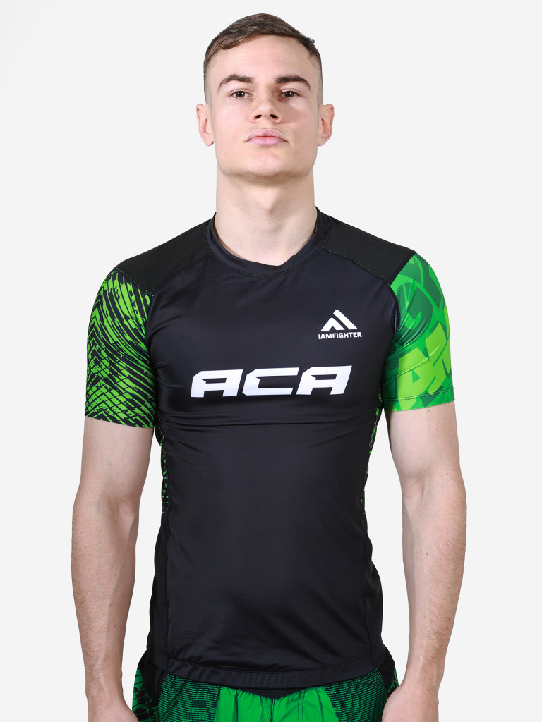 Рашгард с коротким рукавом ACA&IAMFIGHTER