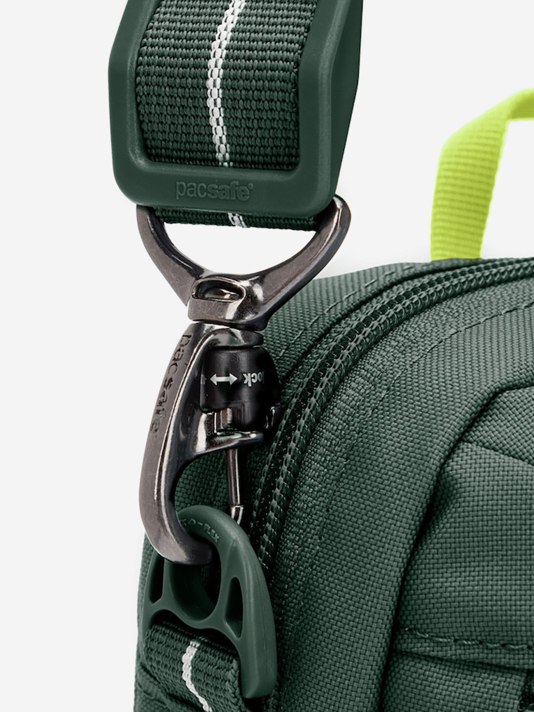 Сумка антивор Pacsafe GO Festival Crossbody, зеленый, 4,5 л.